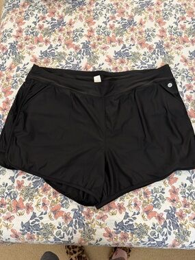 Livi Active Black Swim Shorts with Side Pockets